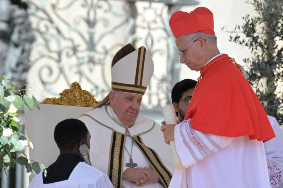 Pope Francis elevated the US cardinal to prefect of the Dicastery for Bishops during a consistory at St. Peter's Square on September 30, 2023.