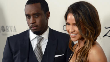Singer Cassie Ventura (R) alleges that Sean Combs (L) raped her in 2018