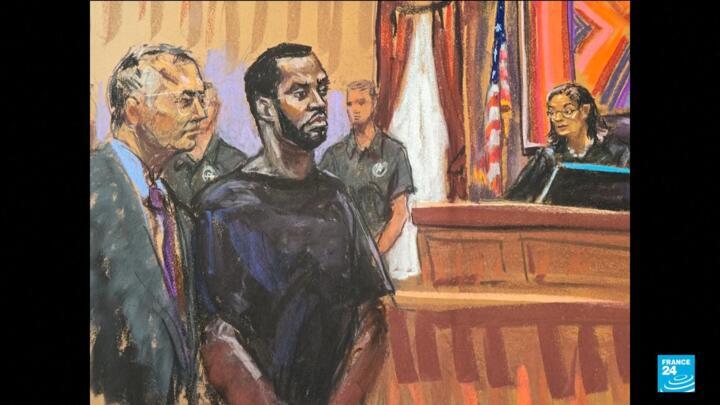 Sean 'Diddy' Combs court sketch