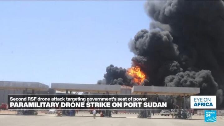 RSF drones strike knocks out power in Port Sudan