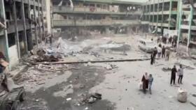 Gaza: bombardeo israelí en Jabalia dejó una escuela en ruinas y al menos 80 muertos