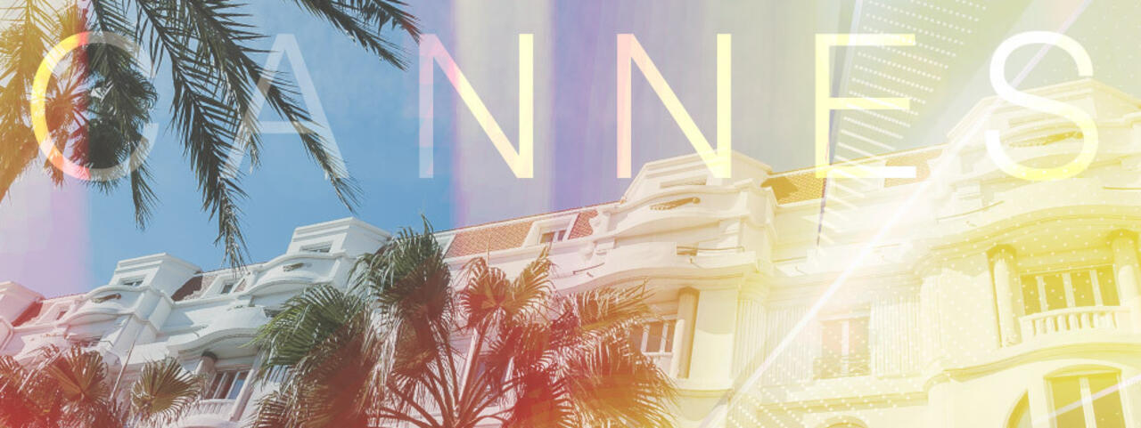 Création graphique pour mettre en avant le festival de Cannes qui se déroule en mai 2024.