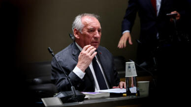 French Prime Minister Francois Bayrou at the National Assembly in Paris, France on May 14, 2025. 