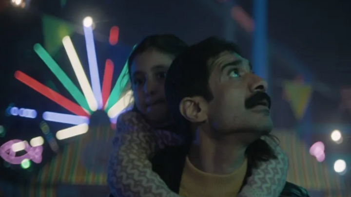 A still from Ali Kalthami's "Night Courier".