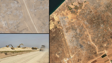 Satellite images analysed by the FRANCE 24 Observers team show the Morag corridor taking shape progressively from early April onwards.